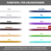 Farbtafel Grundfarben