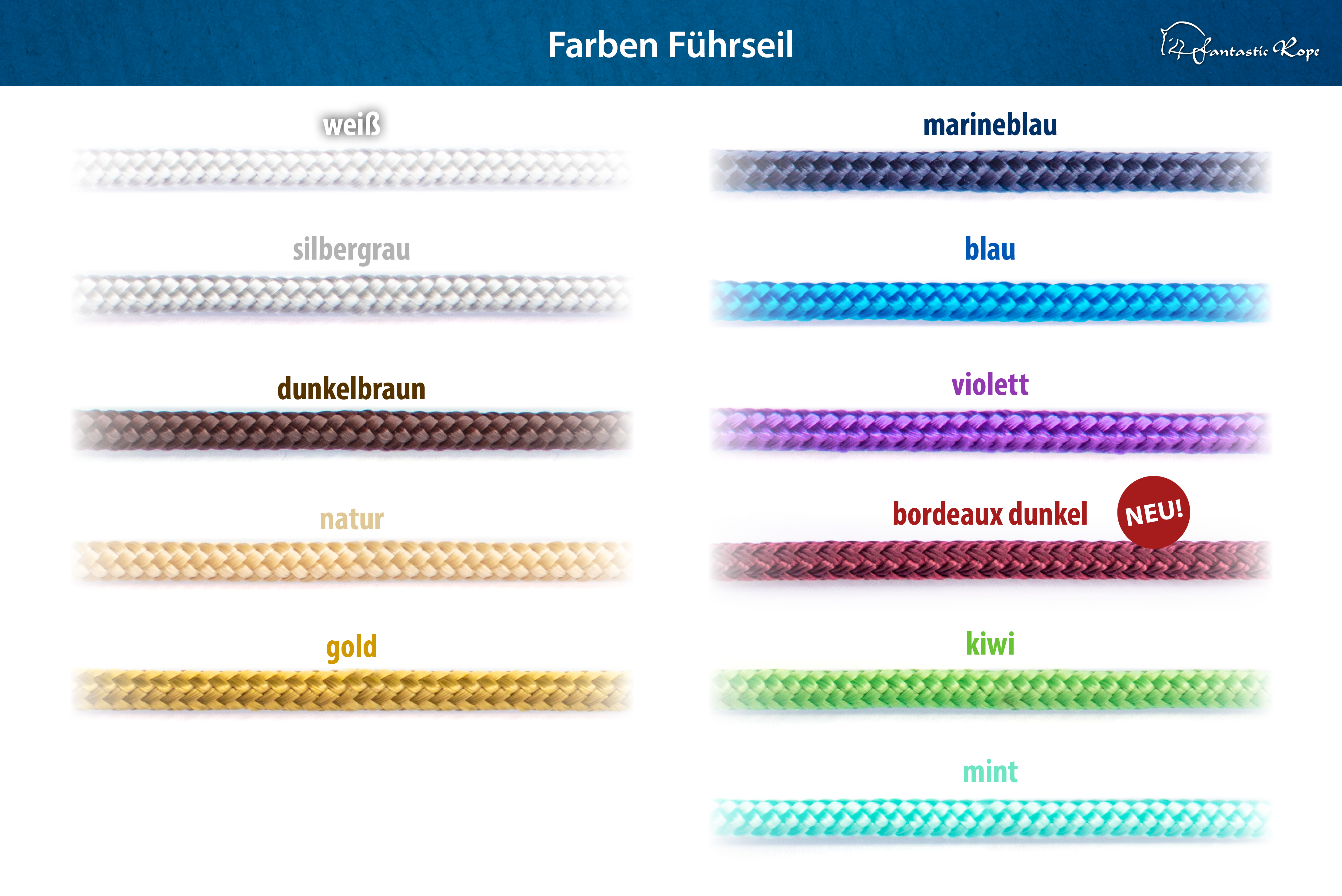 Führseil Farben