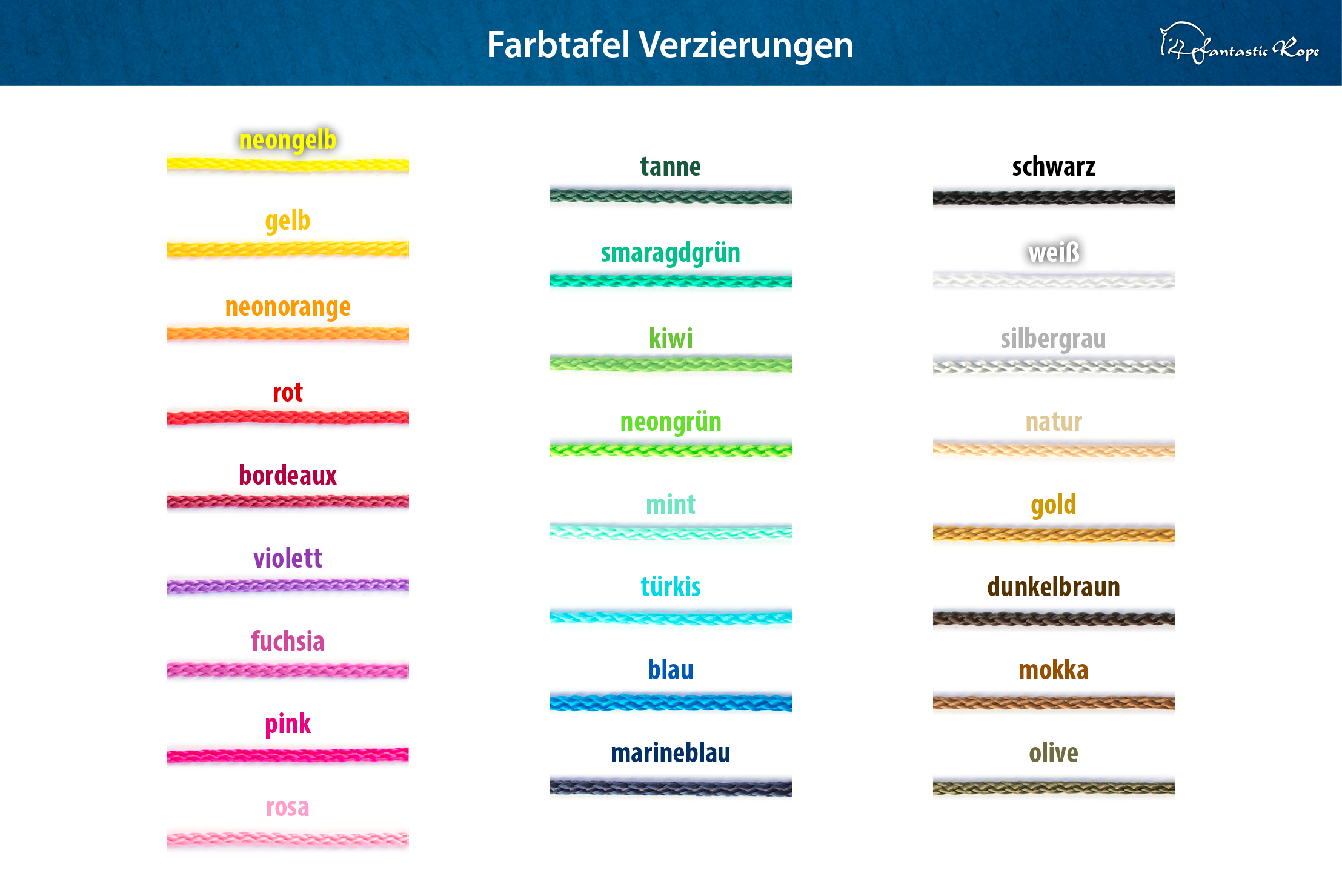 Farben Verzierungen